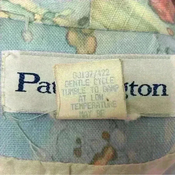 Patchington Vintage Coat/Jacket Pastel Color With Shoulder Pads Size 12 - Picture 5 of 11